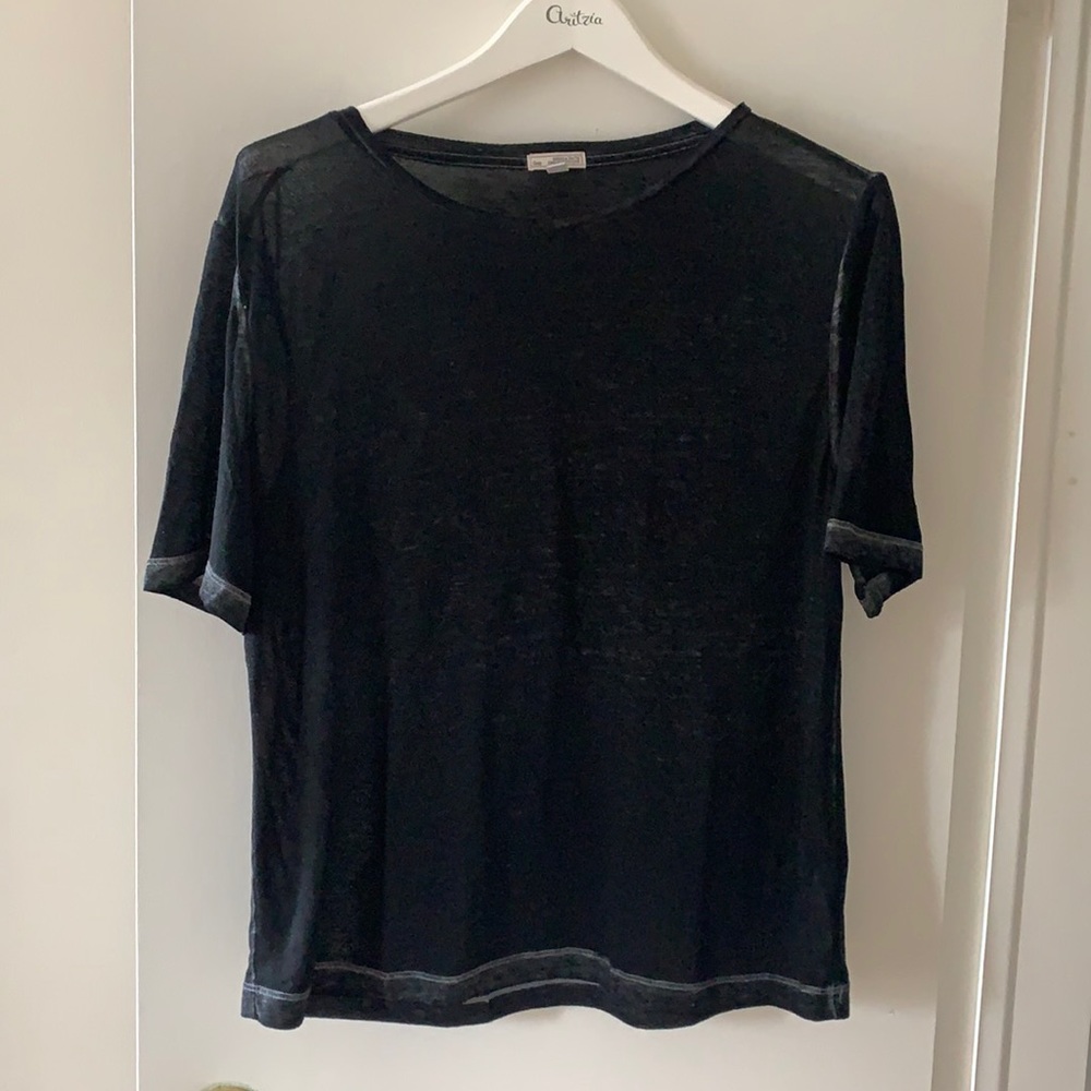 The GAP Sheer Black Tee